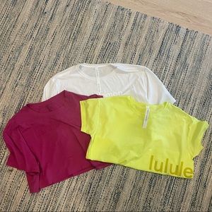 Lululemon Cates Crop tees
